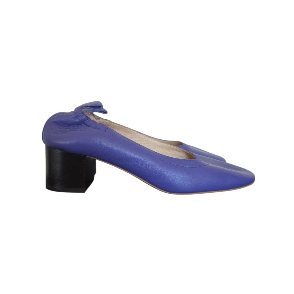 Everlane Italy The Day Pump Soft Leather Lavander Purple Maximalist Heels sz 6